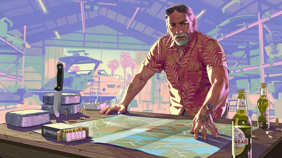 Official GTA VI artwork of Brian Heder