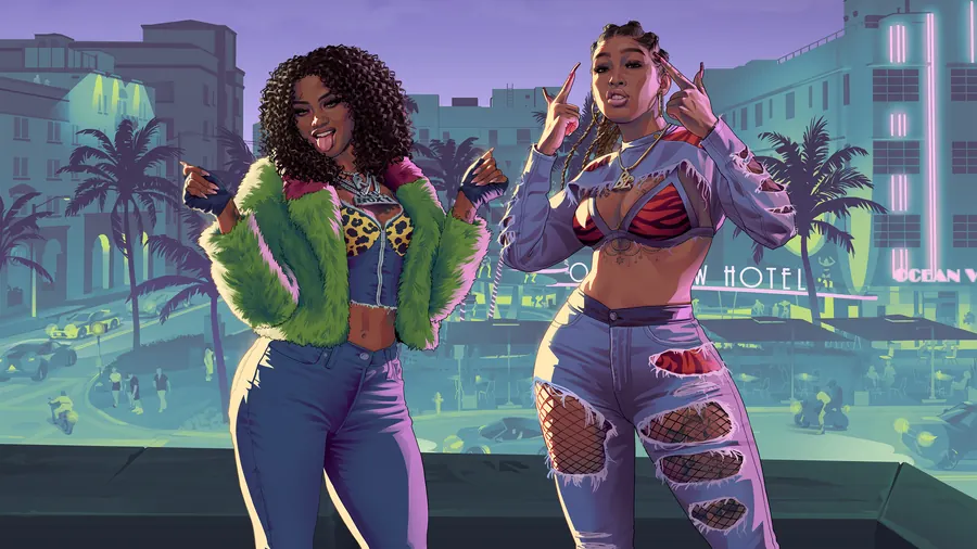 Official GTA VI artwork of Real Dimez