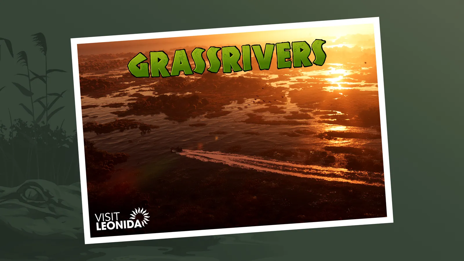 Official GTA VI 'Visit Leonida' postcard for Grassrivers